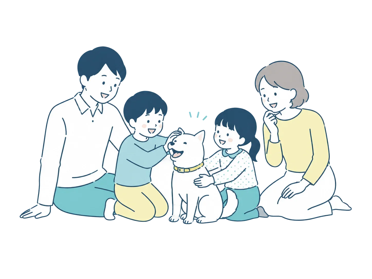 家族のイラスト