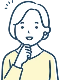 顎に手を当てている女性